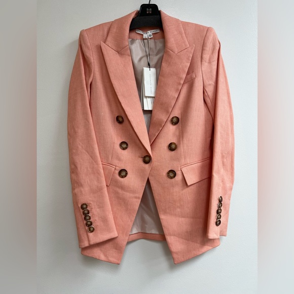 Veronica Beard Jackets & Blazers - Veronica Beard Gaya Dickey Jacket in Coral Pink